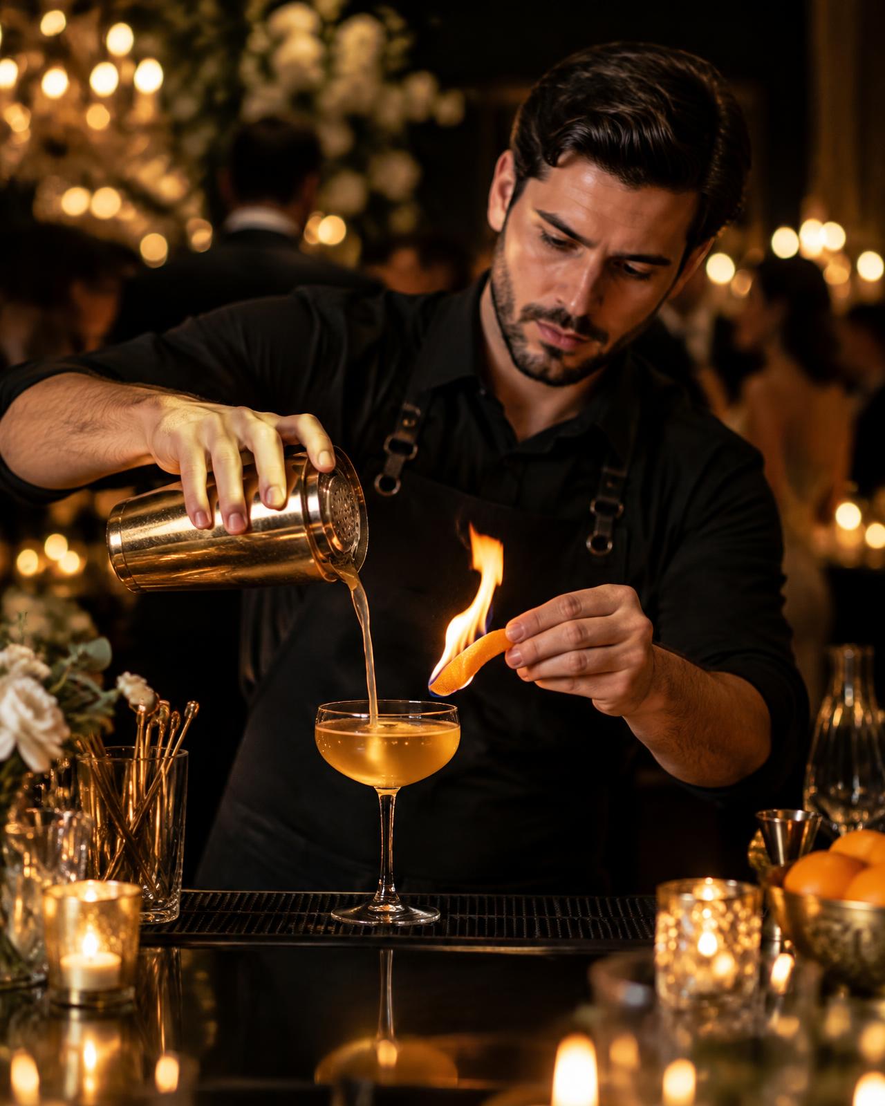 Servicio de bartender para un evento privado